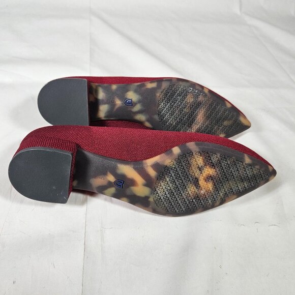 Rothy's The High Point Autumn Red Heels Women's Size 9 NWOT - Picture 9 of 11